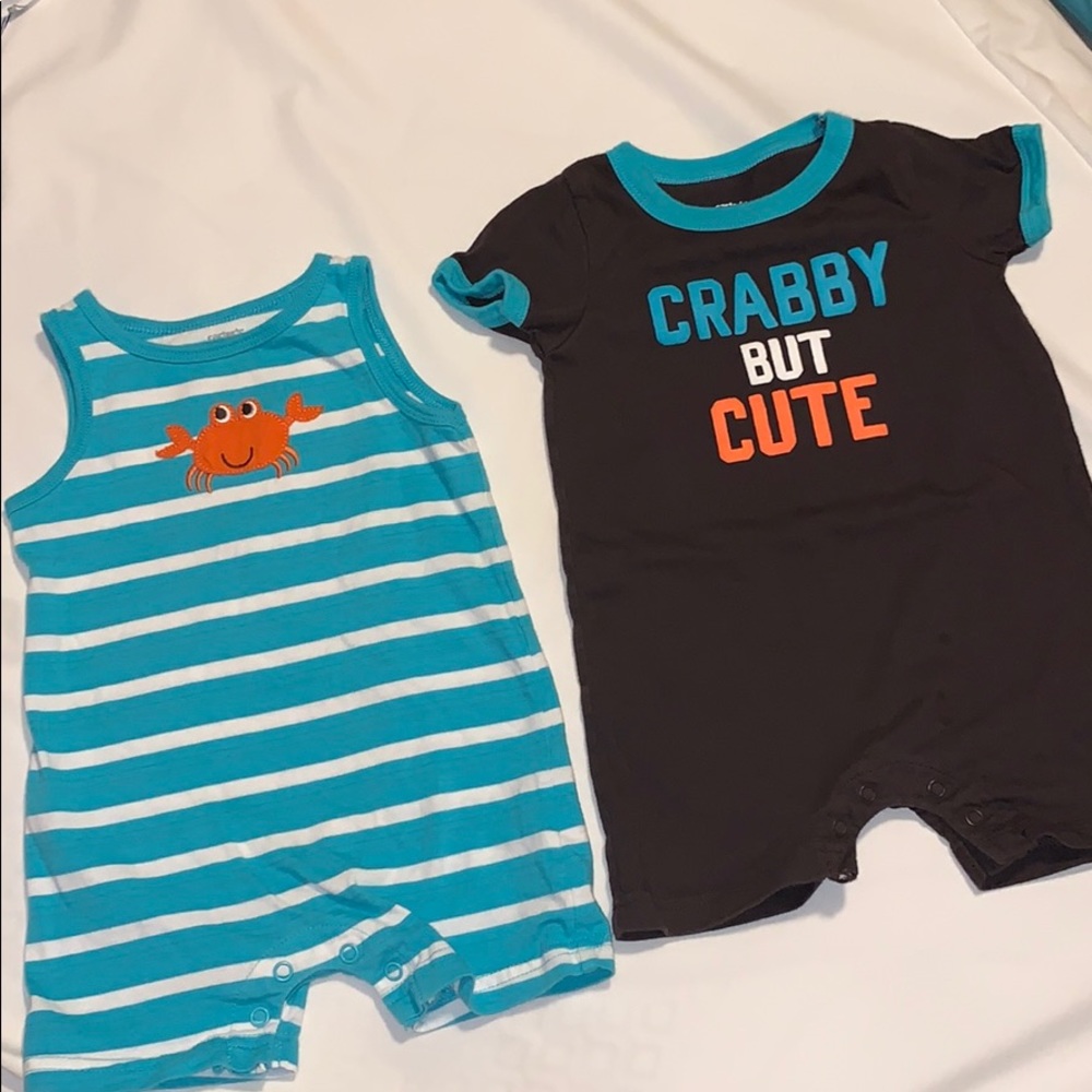 (2 for $15) 2 piece Carters outfits- EUC